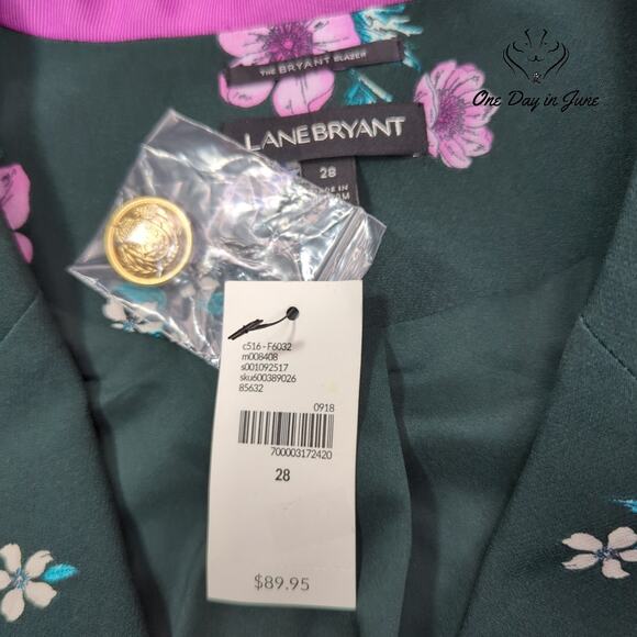 Lane Bryant The Bryant Blazer Size 28 - Picture 2 of 5